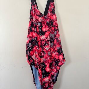 Champion Vibrant Red Pink swimsuit bathing suit size XL C9
